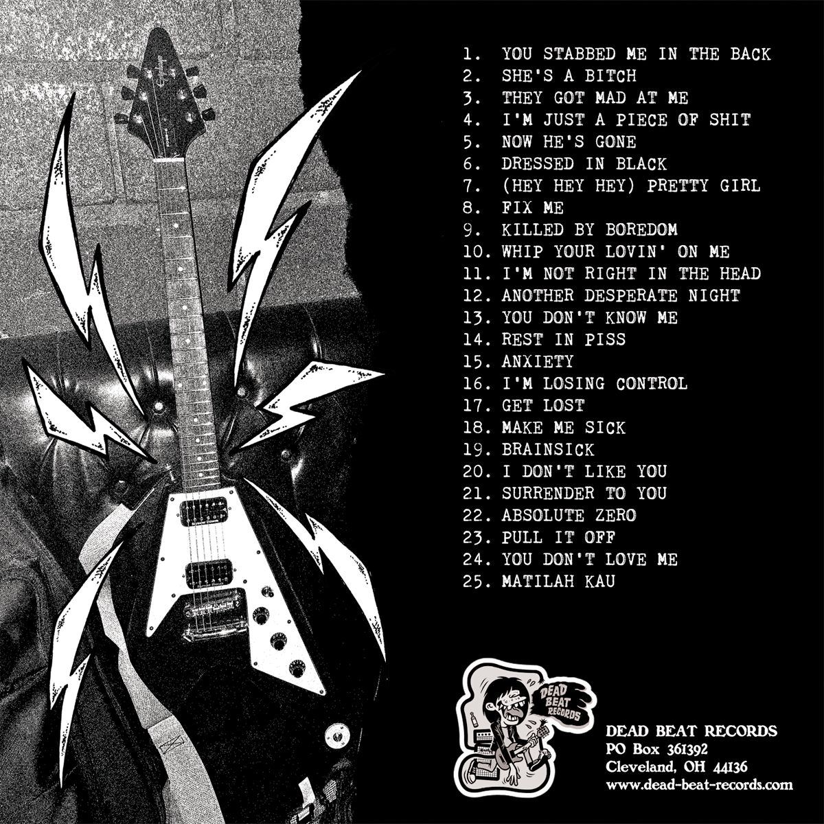 The Battlebeats- First Five Years Of Hell CD ~REISSUE: 25 TRACKS W/ UNRELEASED SONG!