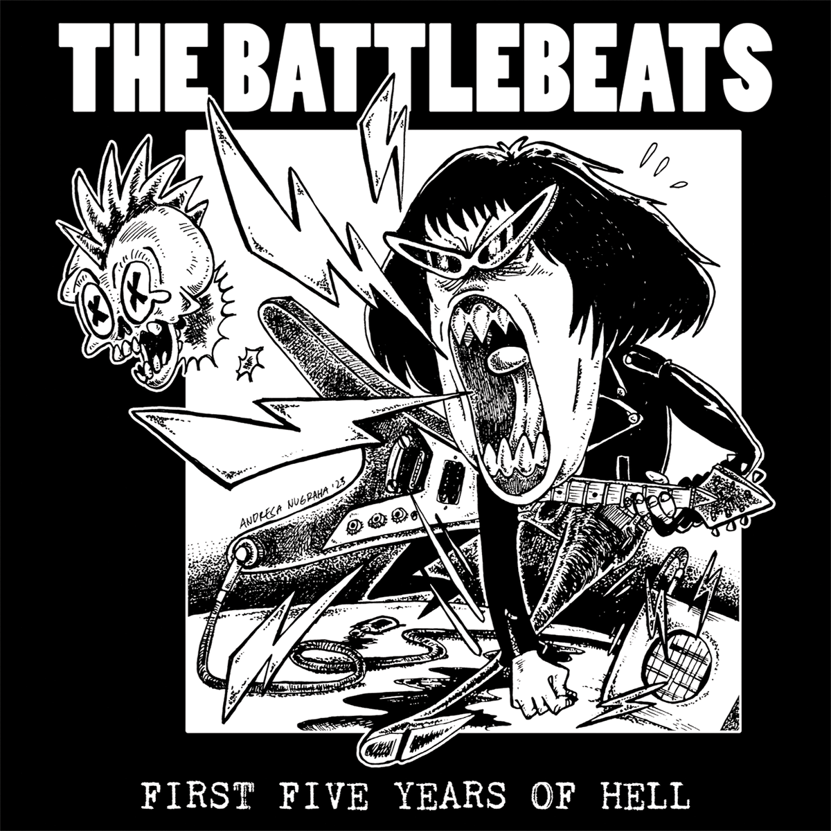 The Battlebeats- First Five Years Of Hell CD ~REISSUE: 25 TRACKS W/ UNRELEASED SONG!