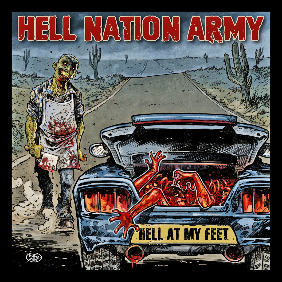 Hell Nation Army- Hell At My Feet 7" ~ELECTRIC FRANKENSTEIN!