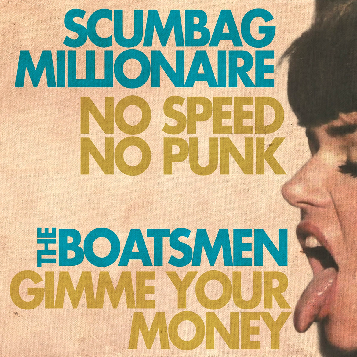 Scumbag Millionaire / Boatsmen- Split 7" ~LTD TO 150 NUMBERED / GHOST HIGHWAY!