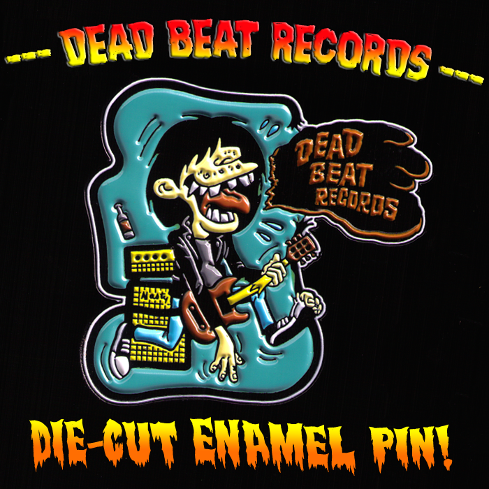 Dead Beat Records Puker Logo Enamel Pin