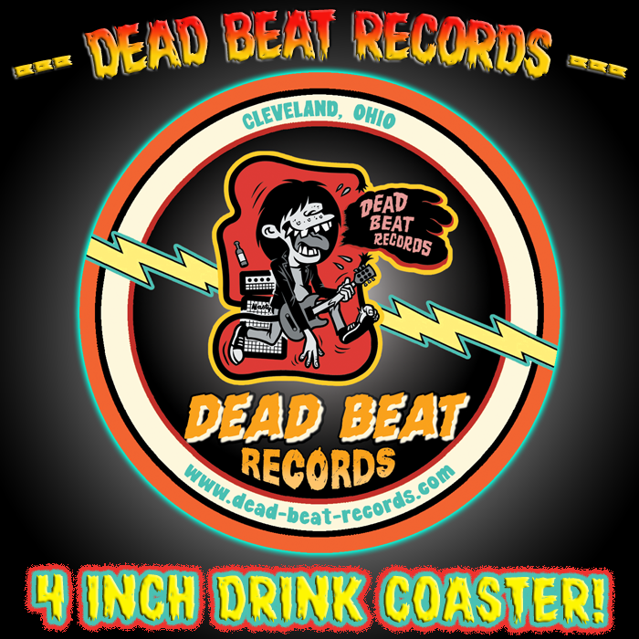 Dead Beat Records Drink Coaster