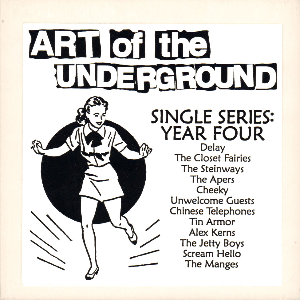 V/A- Art of The Underground YEAR 4 7" TWELVE RECORD BOX SET ~OUT OF PRINT / MANGES!
