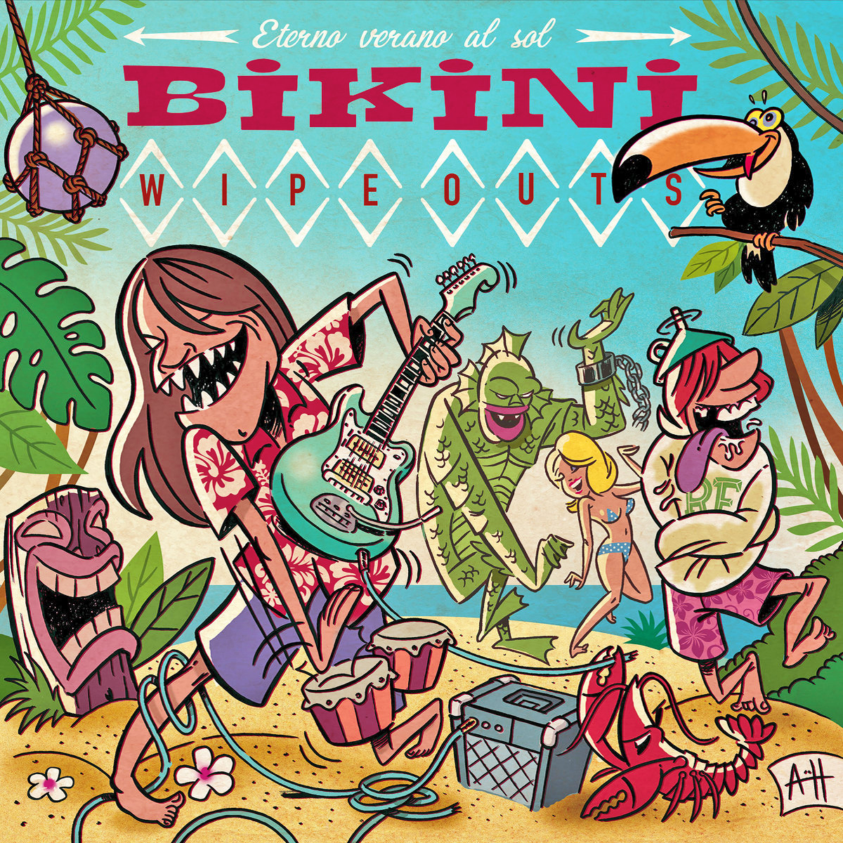 Bikini Wipeouts- Eterno Verano Al Sol LP