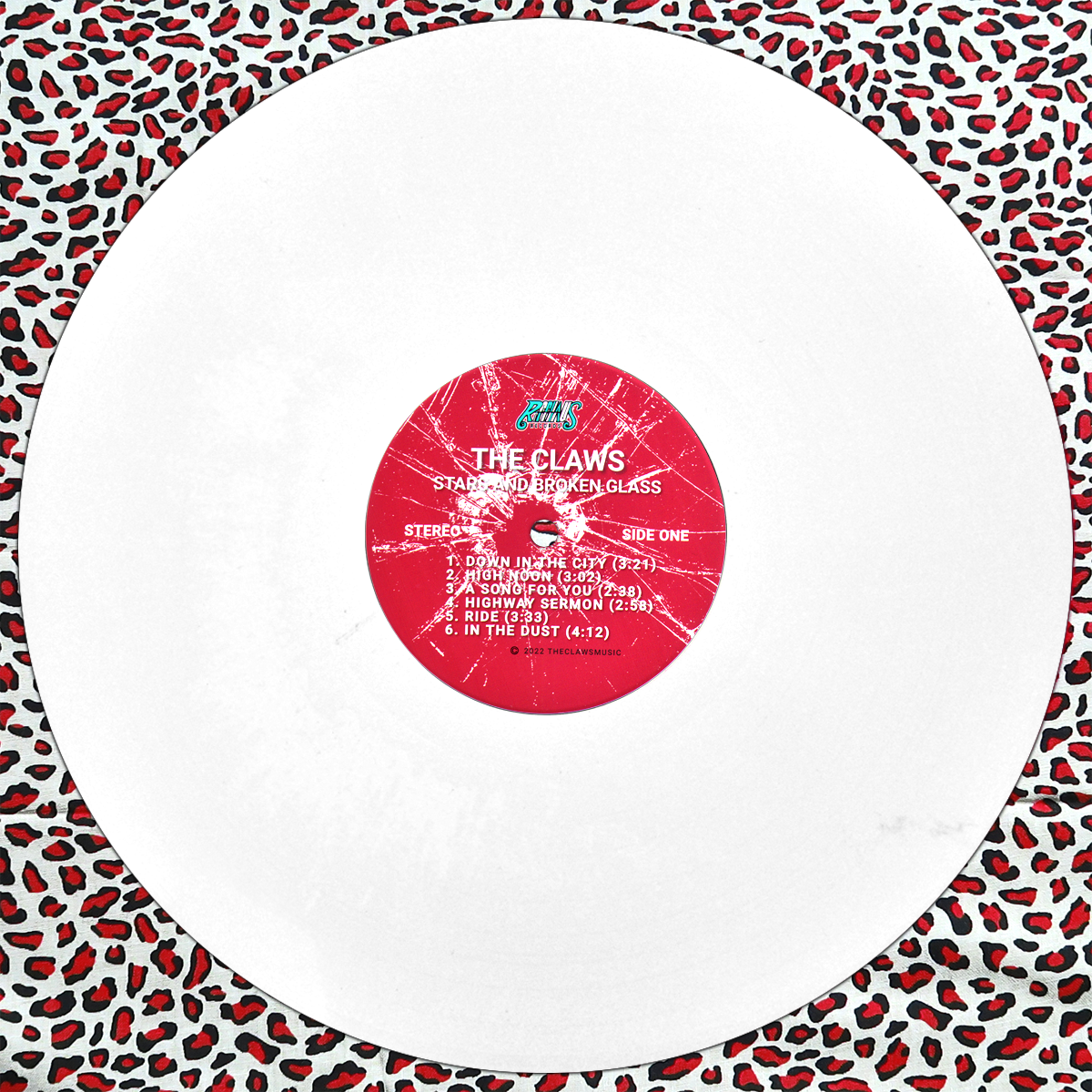 The Claws- Stars And Broken Glass LP ~DEAD BEAT EDITION LTD TO 31 NUMBERED COPIES ON WHITE WAX!
