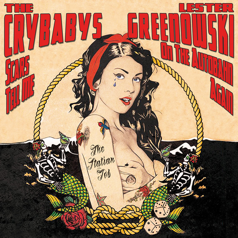 The Crybabys / Lester Greenowski- Split 7" ~EX THE BOYS!