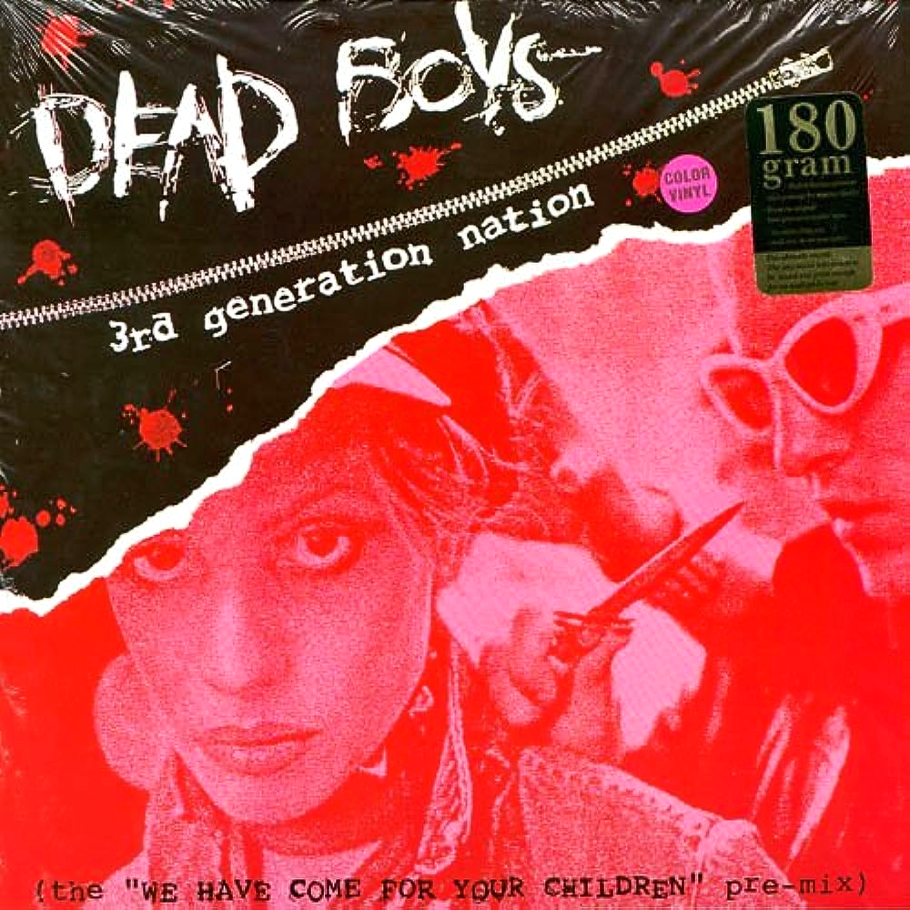 Dead Boys- 3rd Generation Nation LP ~REMASTERED REISSUE / LTD OPAQUE HOT PINK WAX!