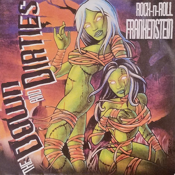 Down And Dirties / WD40oz – Split 7" ~EX KILLER HEARTS / BORN LIARS: RARE CLEAR WAX!