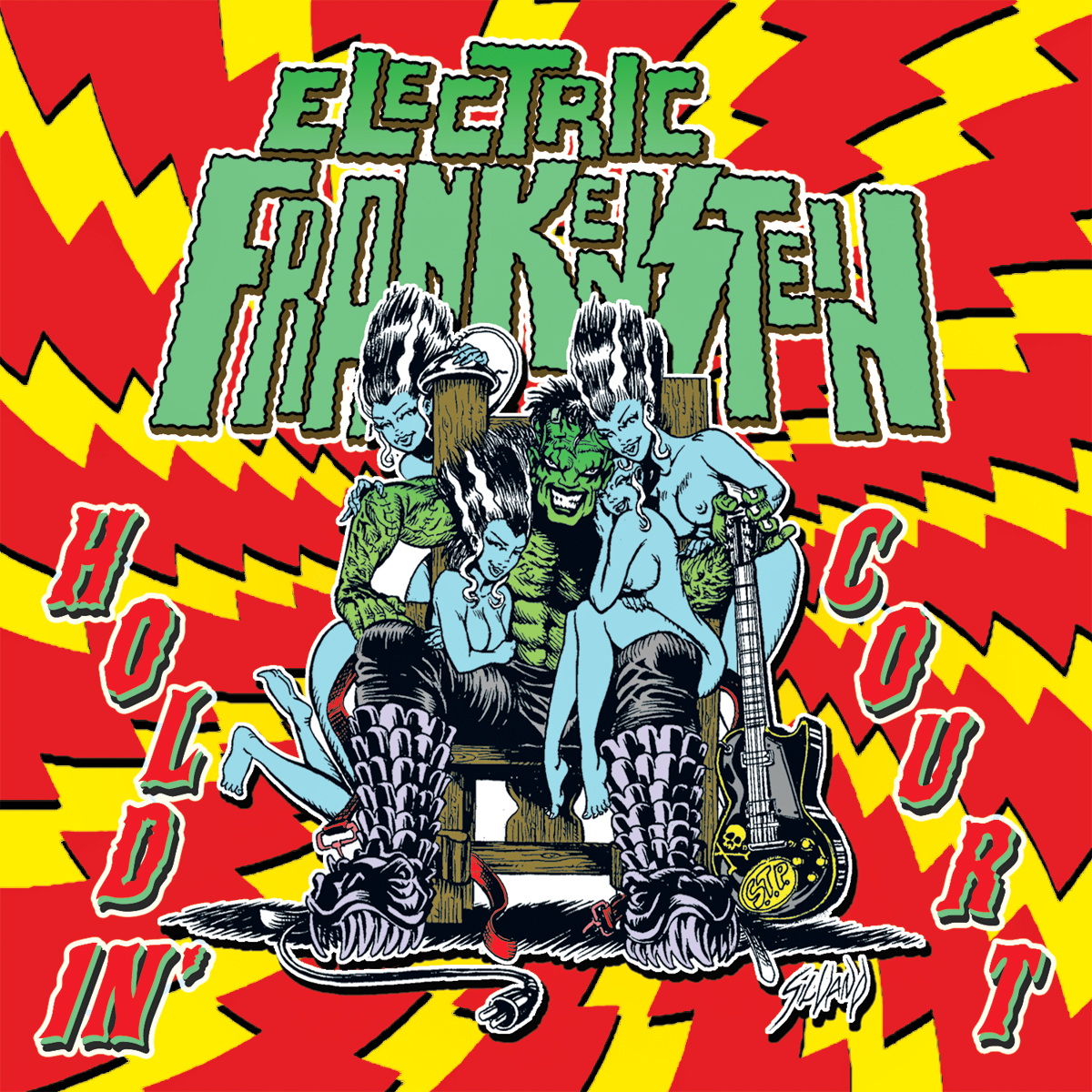 Electric Frankenstein- Holdin’ Court CD ~RARE UNRELEASED SET FROM 1997 W/ SCOTT WILKINS ON VOX!