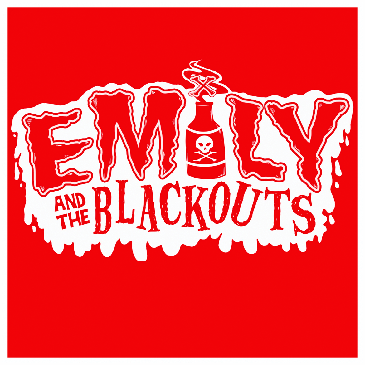 Emily And The Blackouts- S/T LP ~DWARVES /  EX VOODOO GLOW SKULLS: WHITE WAX!