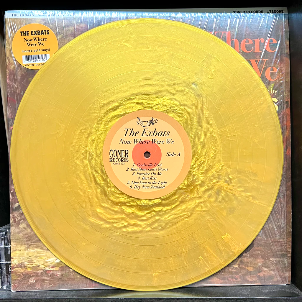 Exbats- Now Where Were We LP ~RARE GOLD WAX!