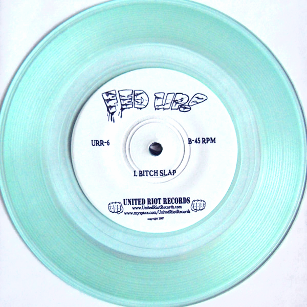 Fed Up!- Lashing Out 7" ~RARE COKE BOTTLE CLEAR WAX / AGNOSTIC FRONT!