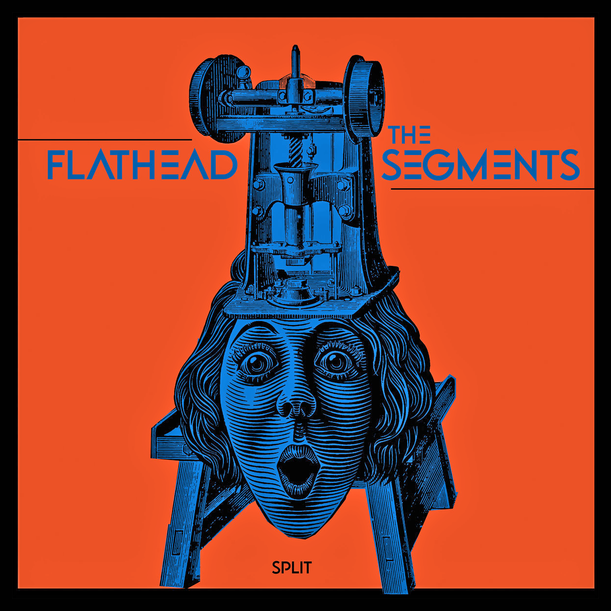Flathead / Segments- Split LP ~EXPLODING HEARTS!