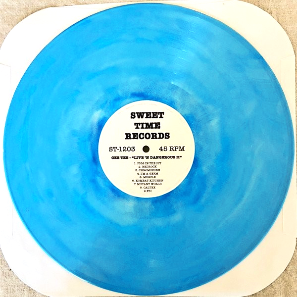 Gee- Tee- Live N' Dangerous II LP ~RARE BABY BLUE WAX!