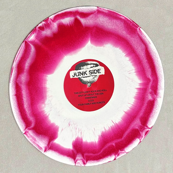 Gino And The Goons / Chinese Junk- Split LP ~RARE RED + WHITE CLASH WAX!