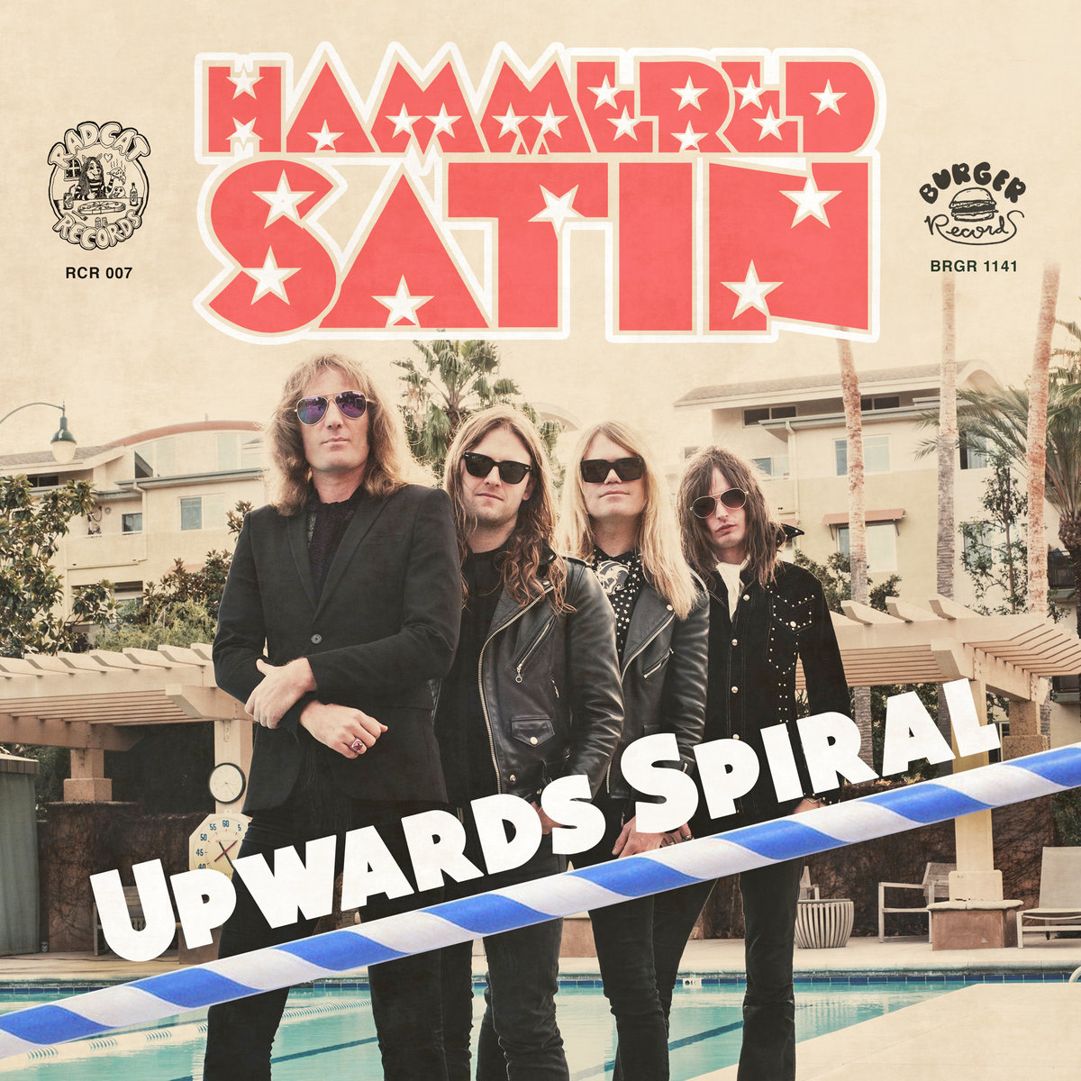 Hammered Satin- Upwards Spiral 7”  ~RARE THIRD SINGLE / OUT OF PRINT!