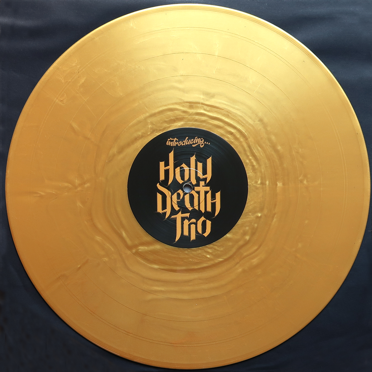 Holy Death Trio- Introducing LP ~RARE GOLD NUGGET WAX LTD TO 100 IN GATEFOLD COVER!