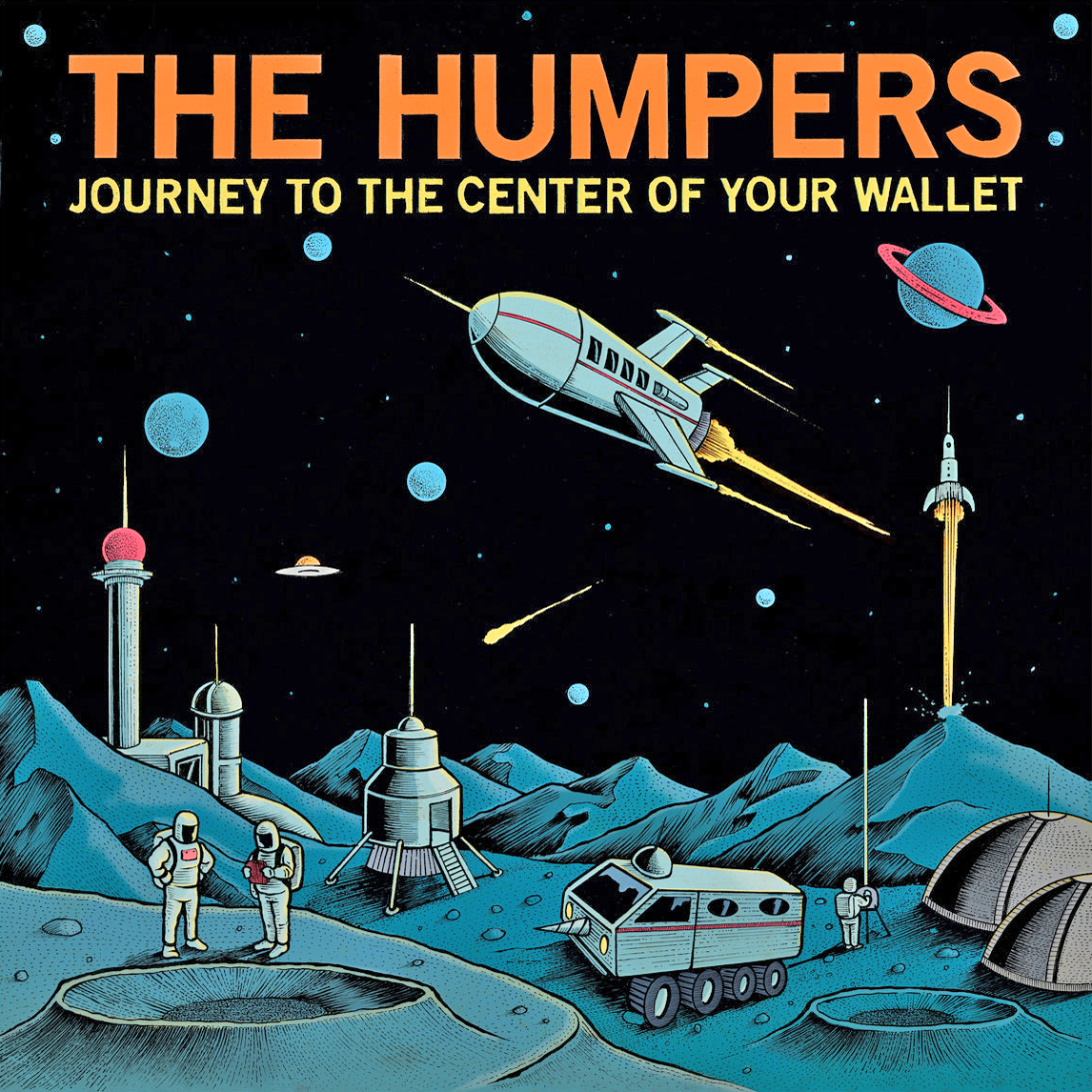 The Humpers- Journey To The Center Of Your Wallet LP ~REISSUE W/ 2 BONUS TRACKS!