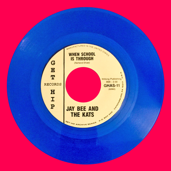 Jay Bee & The Kats- Tension 7” ~REISSUE / RARE BLUE WAX!