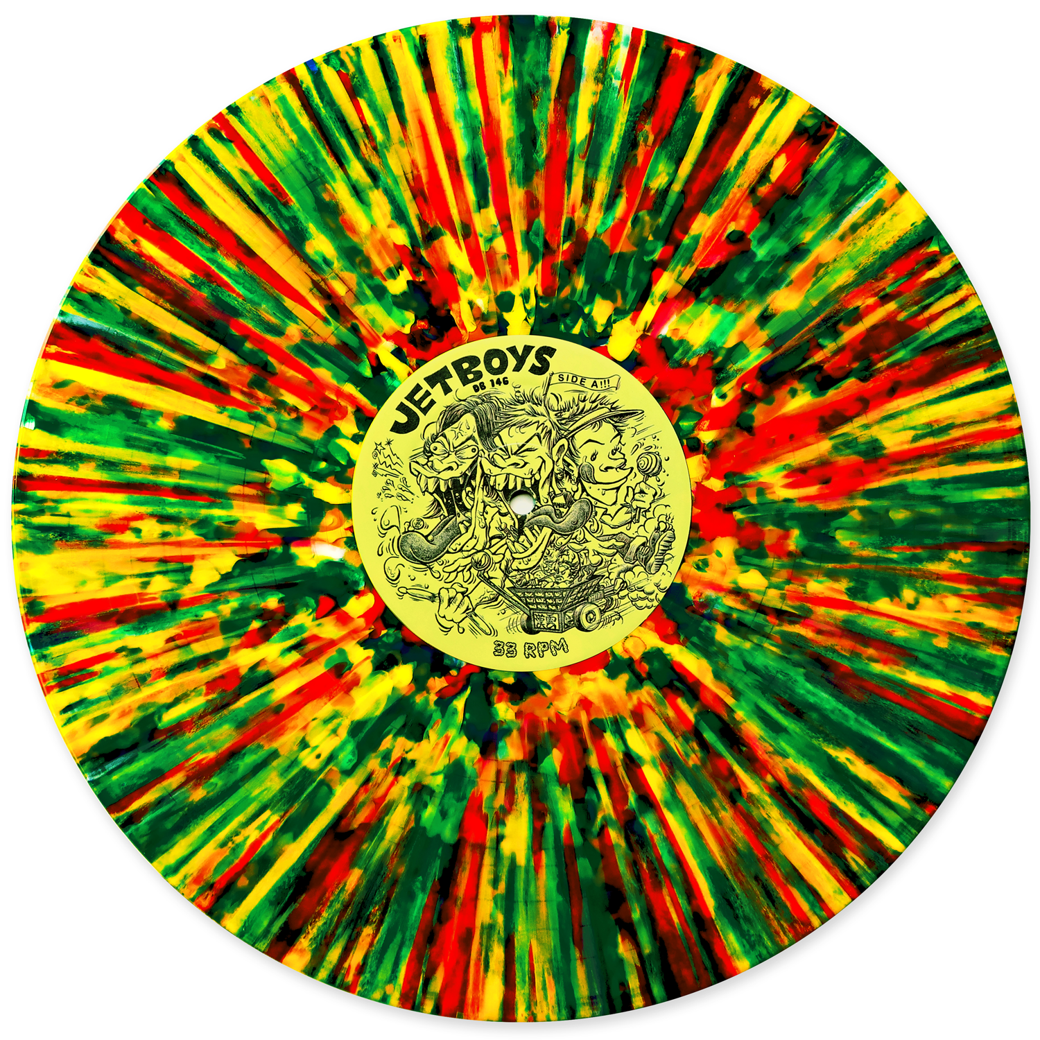 Jetboys- Regurgitated Ecstasy LP ~WAX MAGE PROJECTILE PUKE-BLAST INFINITY SPLATTER SPECIAL EDITION LTD TO 25 COPIES!