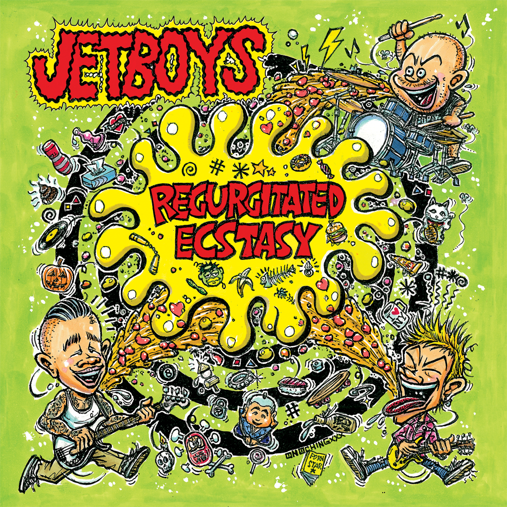 Jetboys- Regurgitated Ecstasy LP ~WAX MAGE PROJECTILE PUKE-BLAST INFINITY SPLATTER SPECIAL EDITION LTD TO 25 COPIES!