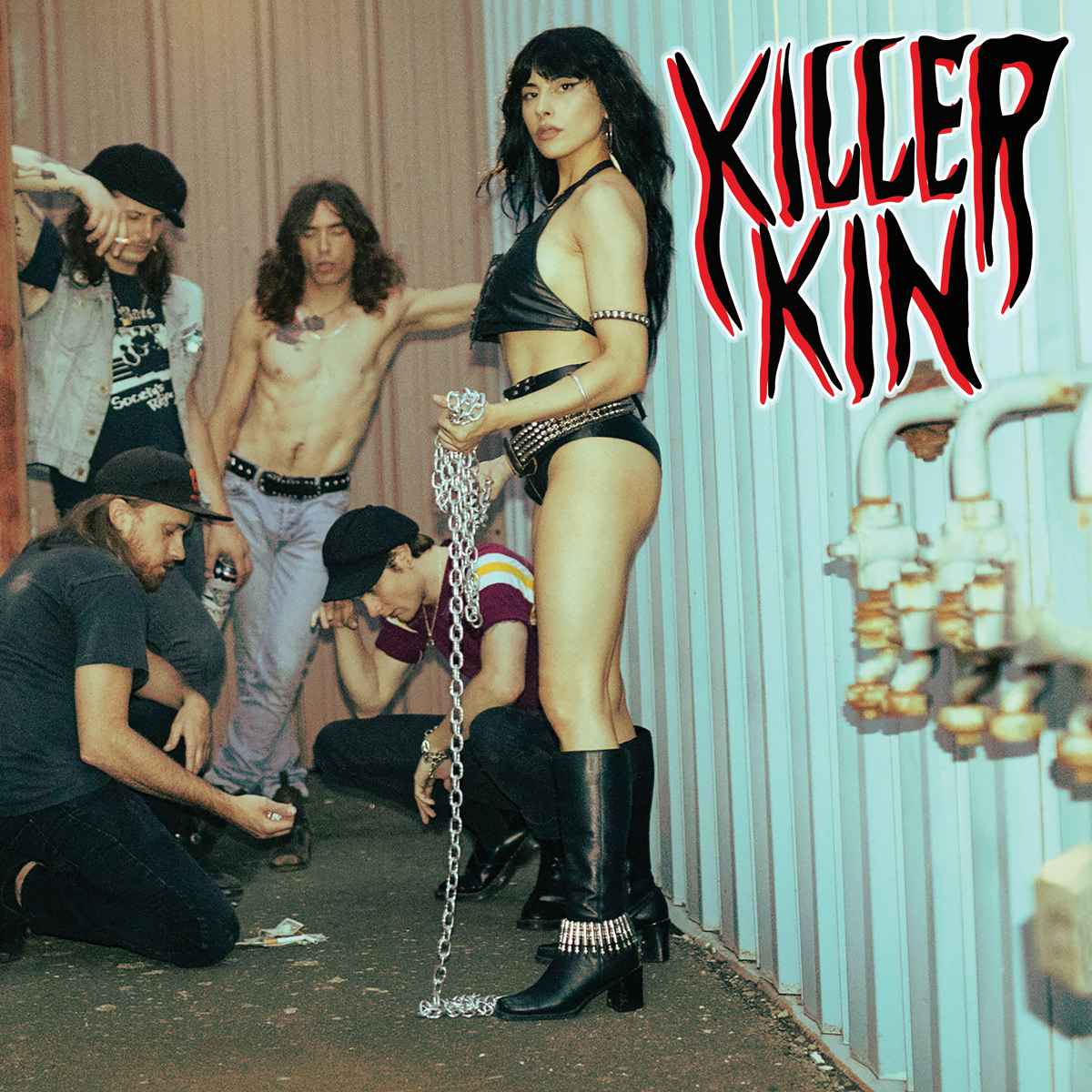 Killer Kin- S/T LP ~CRIMSON MAROON BLOOD SWIRL SPECIAL EDITION LIMITED TO 100!