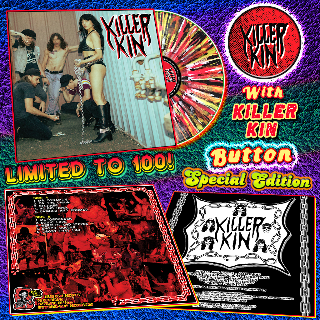 Killer Kin- S/T LP ~SPECIAL EDITION: TRANSPARENT YELLOW VINYL W/ HEAVY
