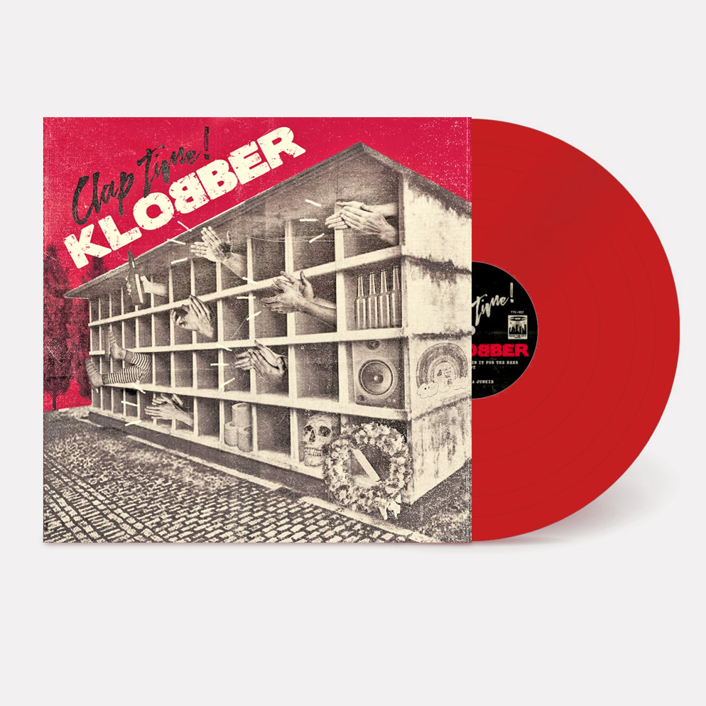 Klobber- Clap Time LP ~ELECTRIC FRANKENSTEIN / RARE RED WAX LTD TO 100!