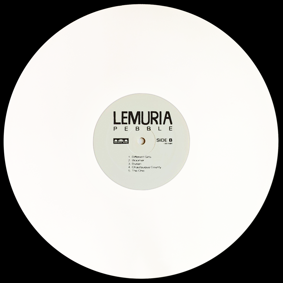 Lemuria- Pebble LP  ~RARE WHITE WAX!!