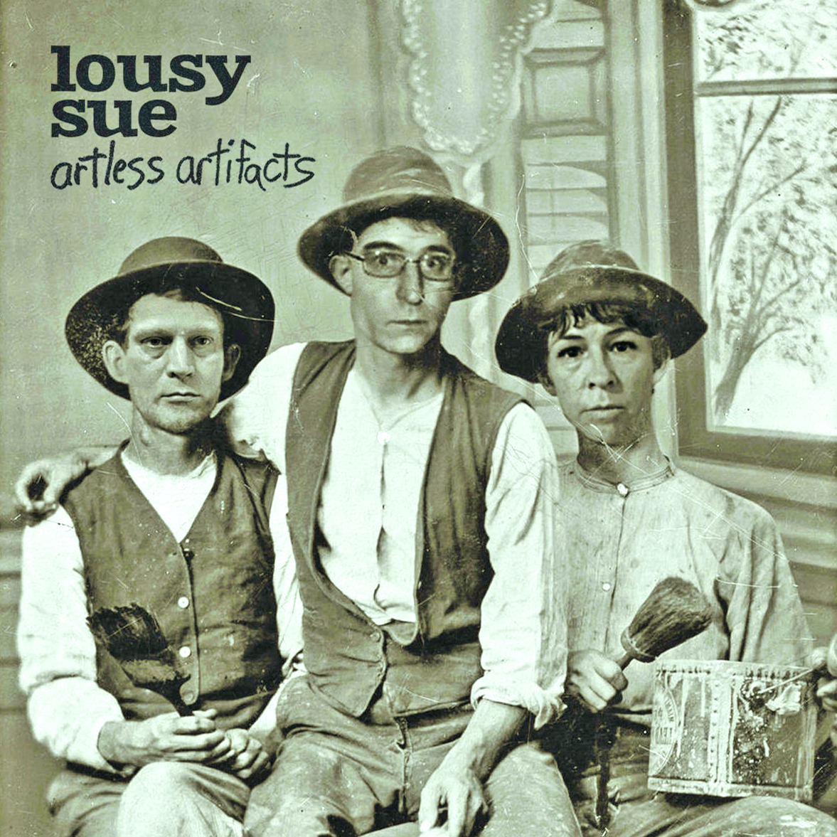 Lousy Sue- Artless Artifacts LP ~RARE WHITE WAX / THE RIP OFFS!