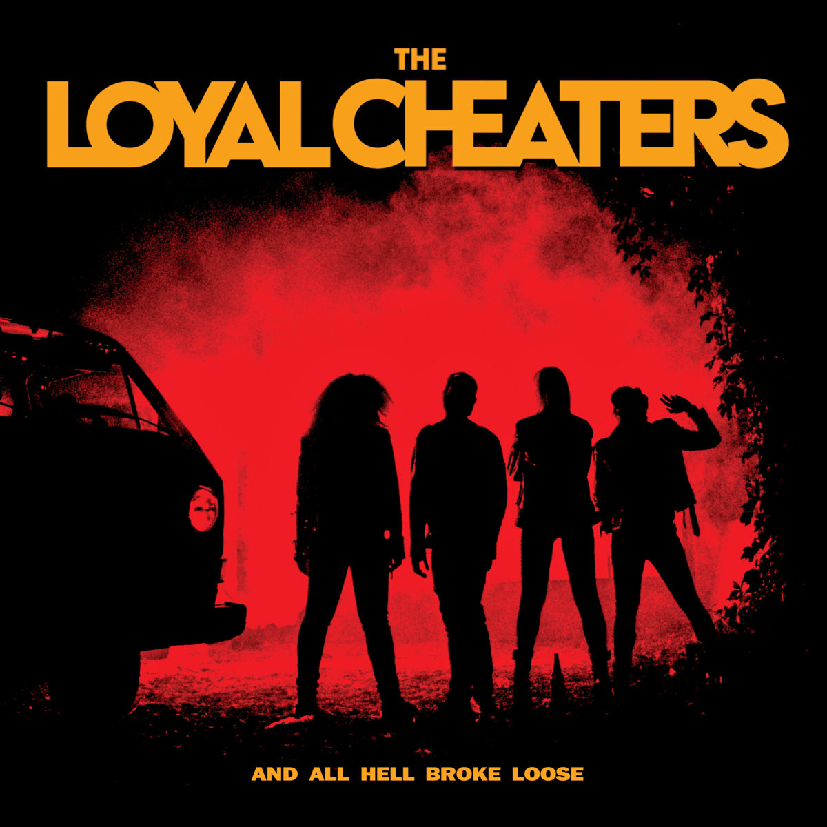 The Loyal Cheaters- And All Hell Broke Loose LP ~RARE OPAQUE WHITE WAX!