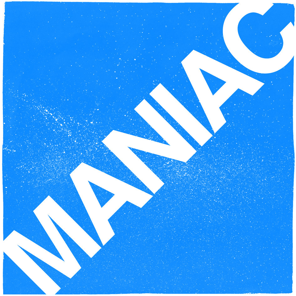 Maniac- Demimonde LP ~EX CUTE LEPERS / ROUGH KIDS: RARE BLUE ALTERNATE COVER EDITION!
