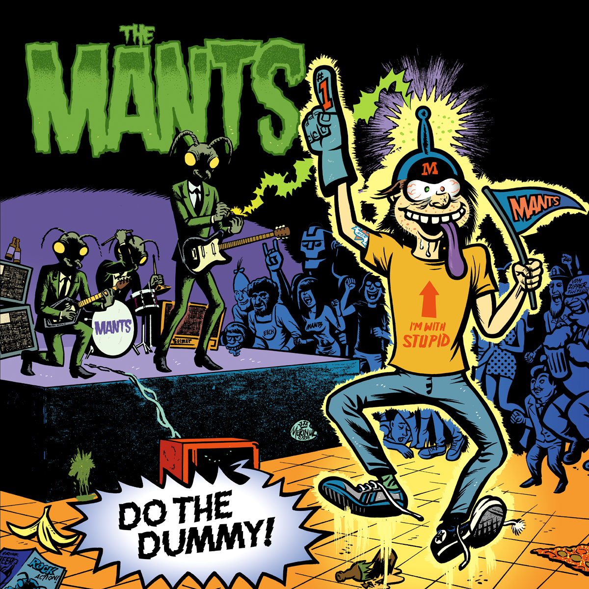The Mants- Do The Dummy LP ~LTD TO 100 ON GREEN WAX!