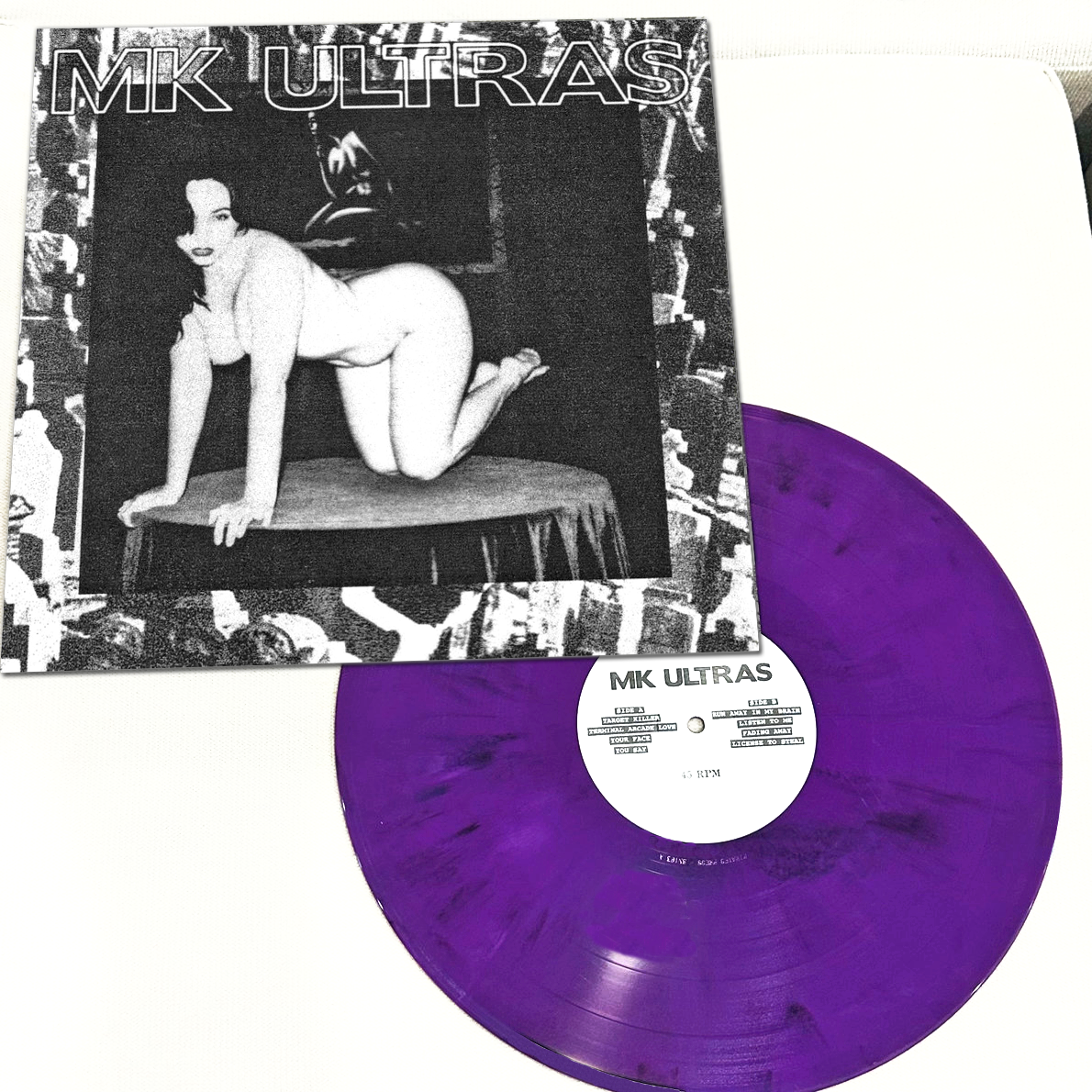 MK Ultras- S/T LP ~RARE PURPLE WAX / EX ARCHIE + THE BUNKERS!