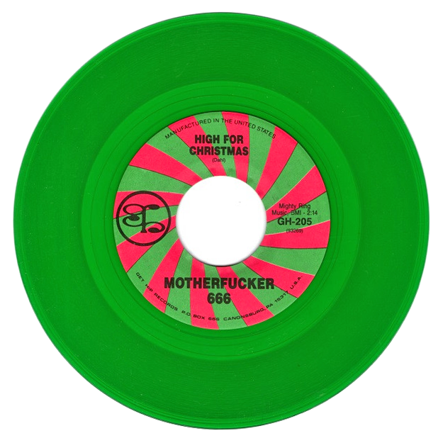 Mother Fucker 666 / Steel Miners- Split 7" ~EX PAGANS / RARE GREEN WAX!