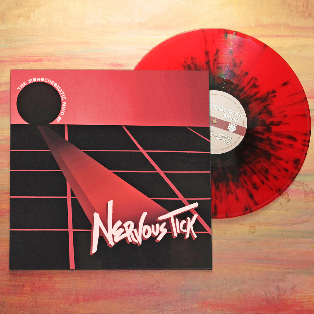 Nervous Tick- The Monochromatic Mind Of LP ~LOST SOUNDS : RARE RED WAX W/ BLACK SPLATTERS!