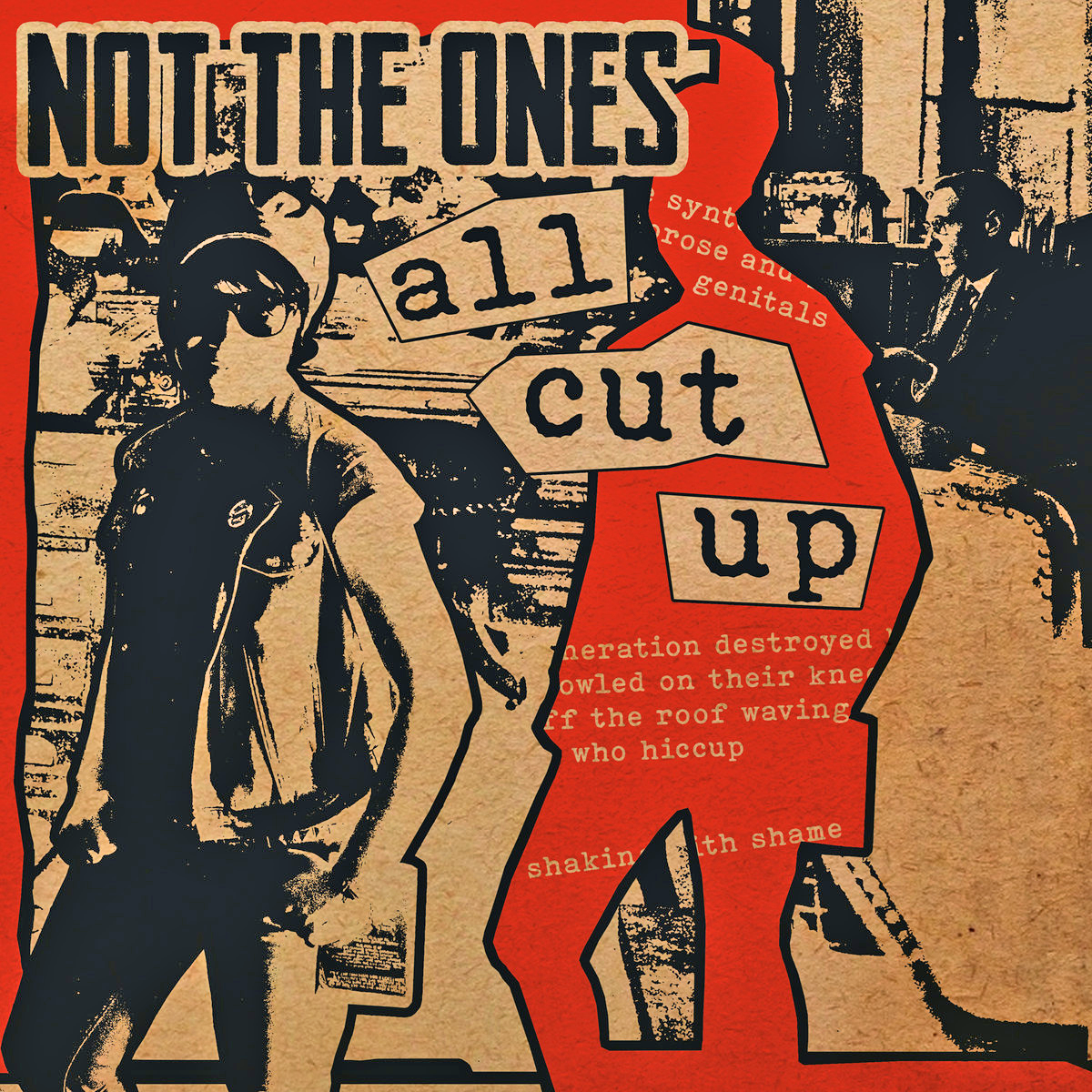 Not The Ones- All Cut Up LP ~ADVERTS / WANDA RECORDS!