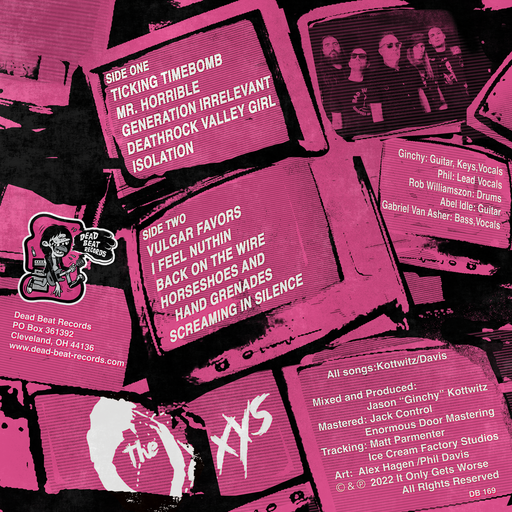 The Oxys- Generation Irrelevant LP ~EX DEAD BOYS / BLACK WAX!