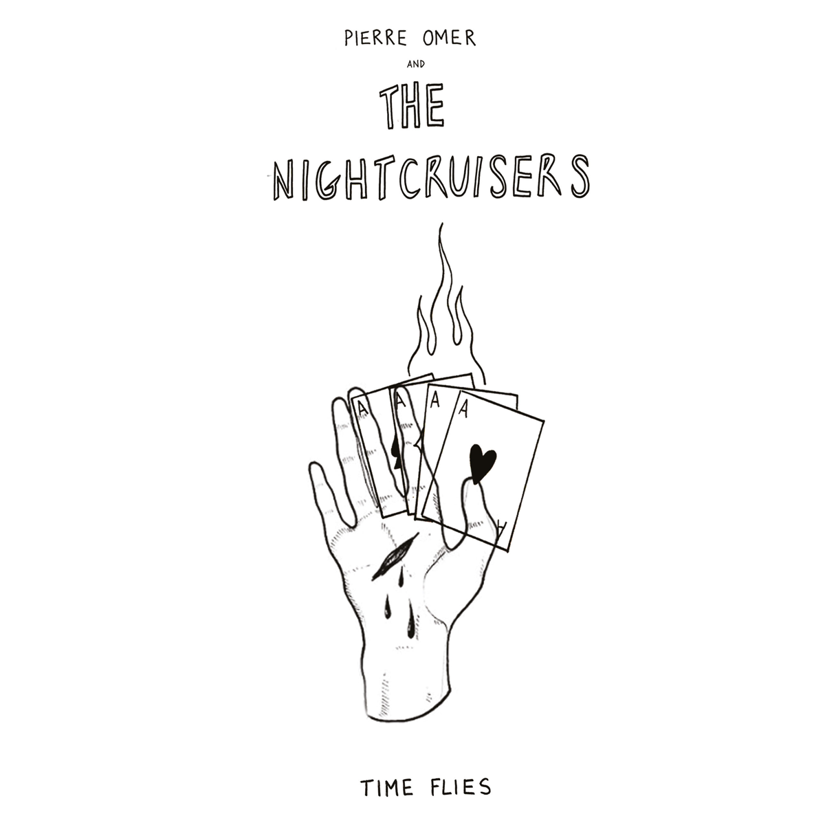 Pierre Omer And The Nightcruisers- Time Flies LP ~EX DEAD BROTHERS!