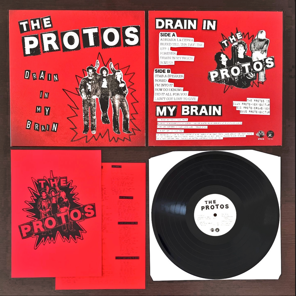 Protos- Drain In My Brain LP ~REATARDS!