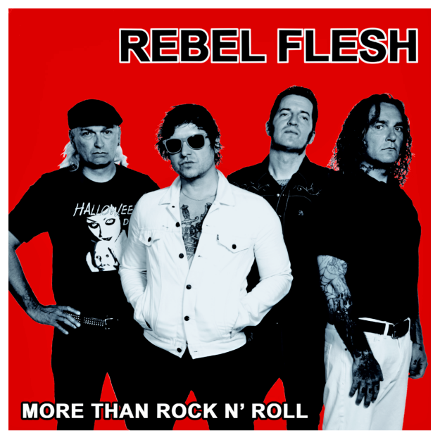 Rebel Flesh- More Than Rock ‘n Roll LP ~RARE WHITE WAX!