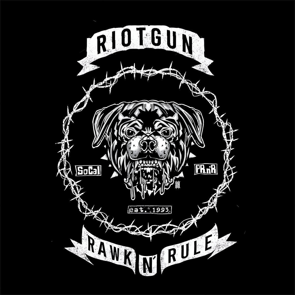 Riotgun- Rawk N' Rule LP ~SMUT PEDDLERS / RAREST VERSION ON BLACK WAX LTD TO 100!
