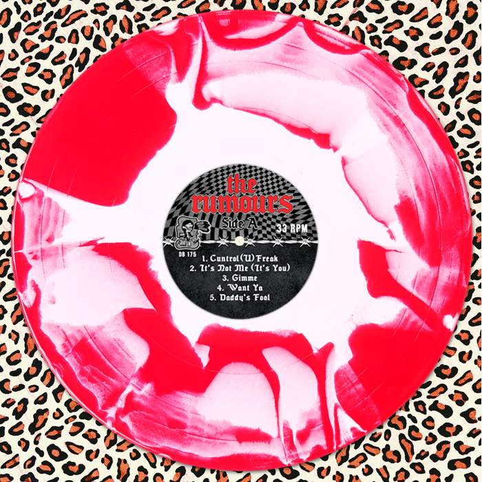 The Rumours- Kill Or Be Killed LP ~RARE RED + WHITE SMASH WAX LTD TO 100 COPIES: 2ND PRESS W/ RED BAND NAME ON COVER!