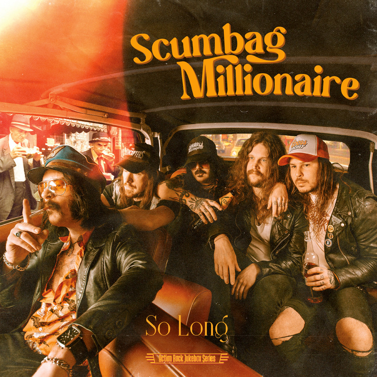 Scumbag Millionaire- So Long 7" ~WITH JUKEBOX LABEL + 45 ADAPTER!