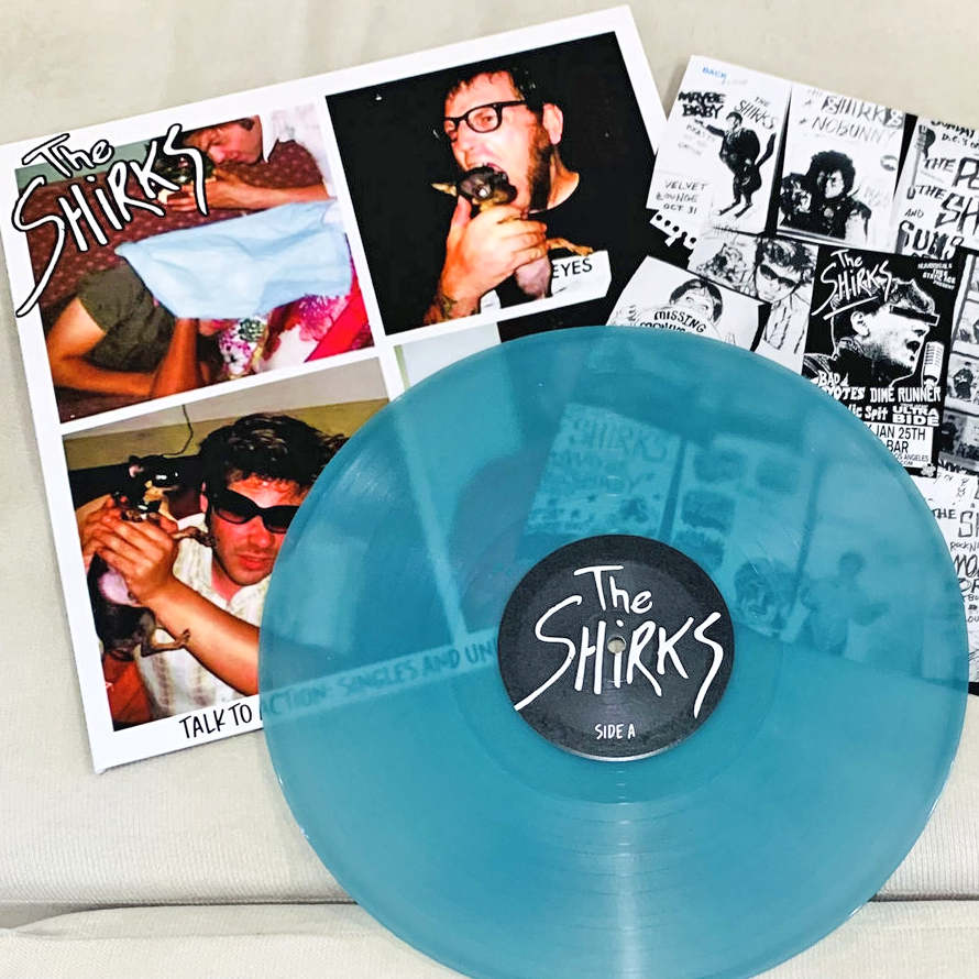 Shirks- Talk to Action: Singles and Unreleased 2008-2013 LP ~REISSUE: RARE TRANSPARENT TEAL WAX!