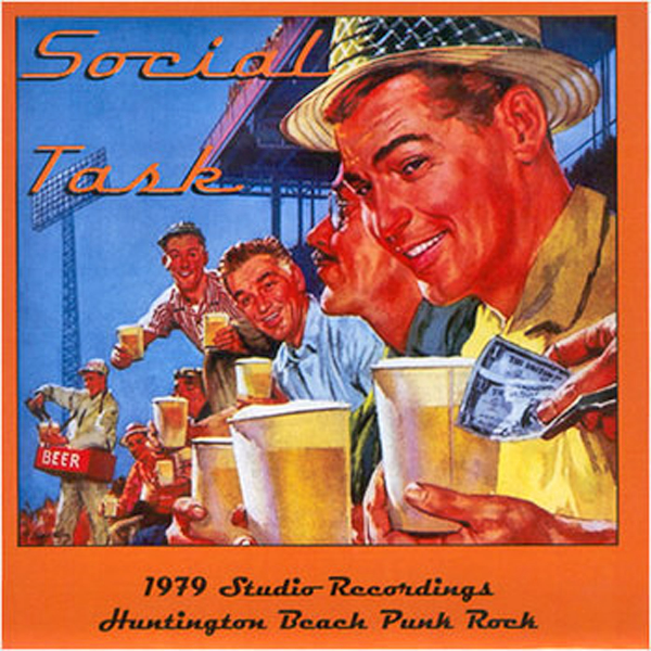Social Task-1979 Studio Recordings 7” ~UNRELEASED EARLY SO CAL PUNK: RARE TRANSPARENT GOLD WAX!