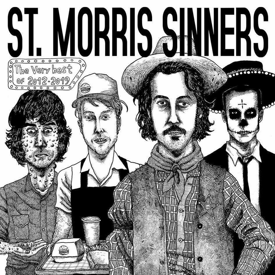 St. Morris Sinners- The Very Best Of LP ~REISSUE /BEASTS OF BOURBON!