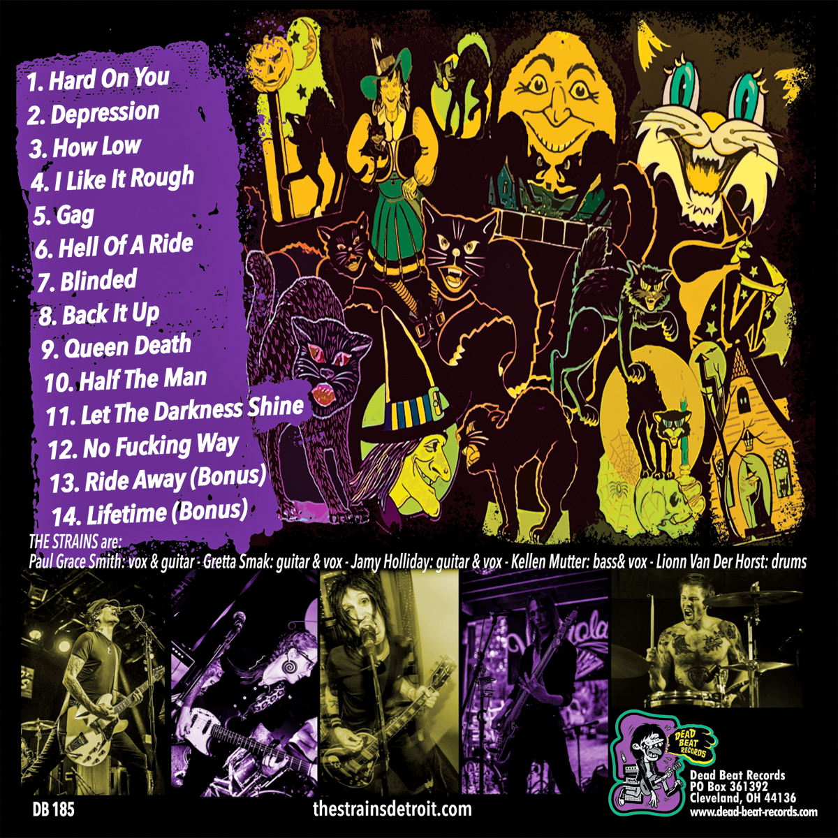 The Strains- Queen Death CD ~W/ 2 UNRELEASED BONUS TRACKS!