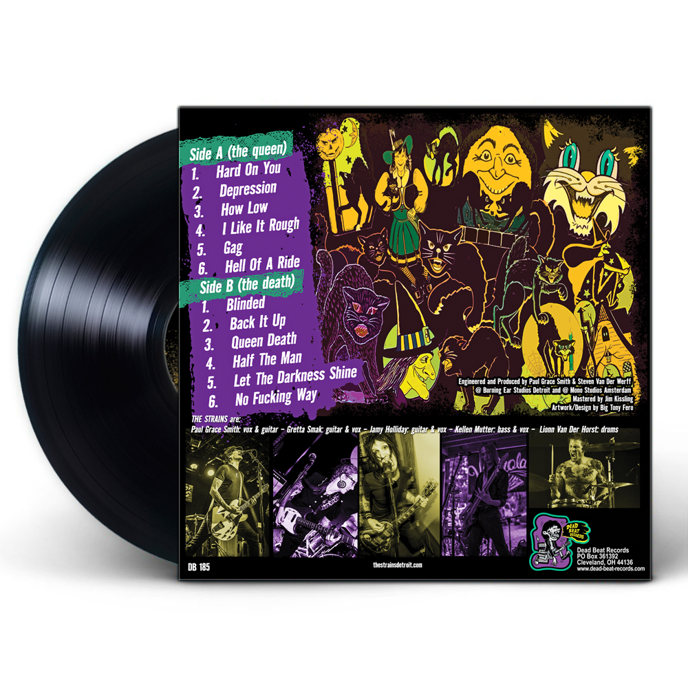 The Strains- Queen Death LP ~BLACK WAX!