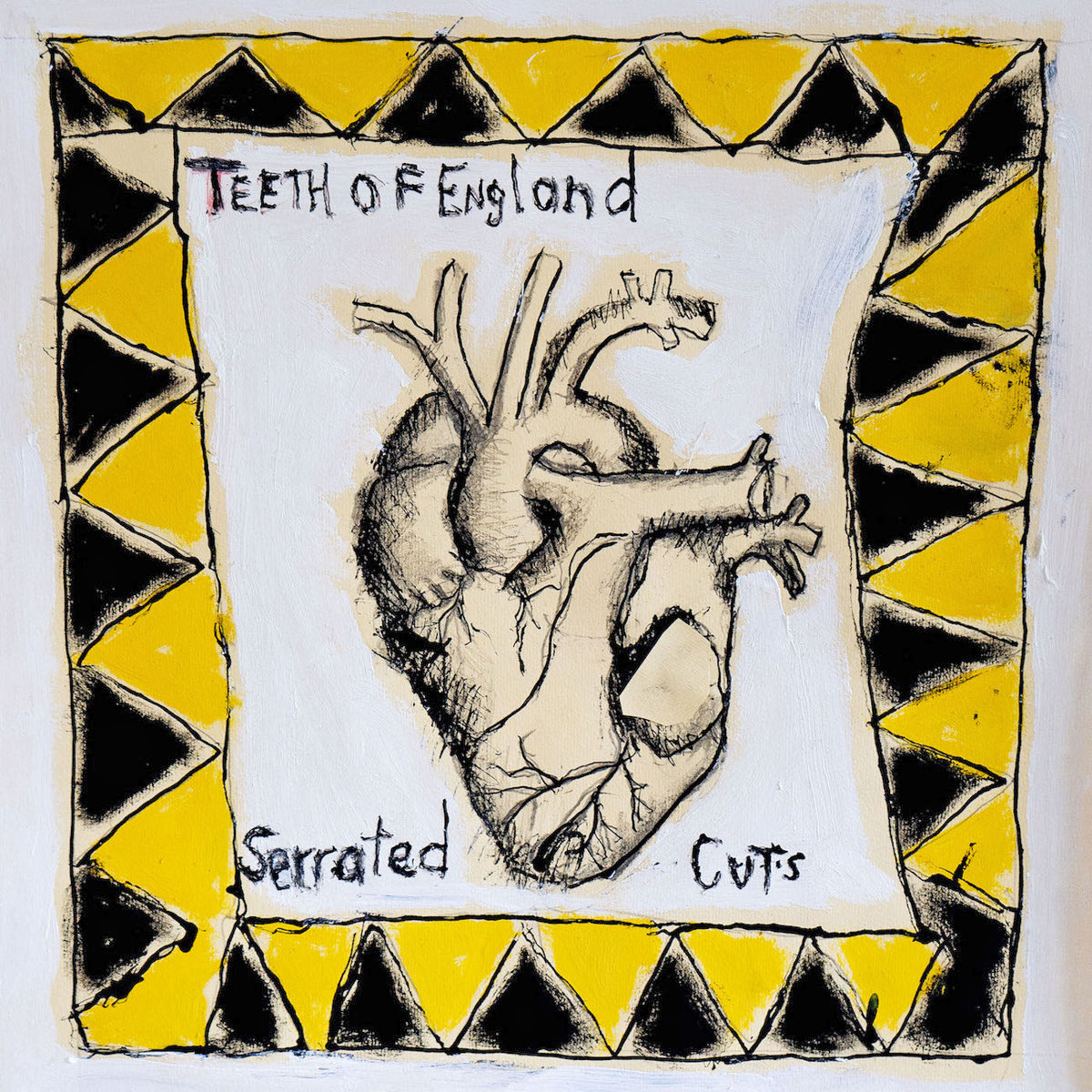 Teeth Of England- Serrated Cuts LP ~W/ JACK OBLIVIAN / GHOST HIGHWAY RECORDINGS!